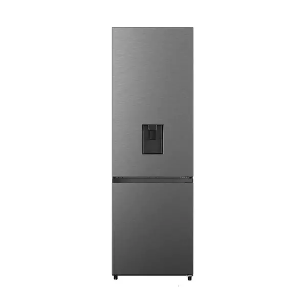 Hisense Refrigerator 347L Bottom Freezer Ultra slim Water Dispenser Frostless Technology Soft LED Lighting Low Noise Titanium Inox H450BIT WD .png