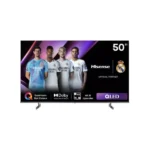 Hisense 50" QLED UHD 4K Smart TV with Dolby Vision & Atmos, 4K AI Upscaler, Quantum Dot Colour, Voice Control, VIDAA 50Q6N