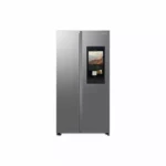 Samsung Refrigerator 635L with Sleek & Seamless Design, Side by Side, Digital Inverter, SpaceMax, DIT, Non-Plumb Dispenser, Auto Ice Maker Mirror Black RS64R53112A