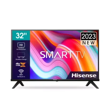 Hisense 32" LED HD Smart TV with Vidaa OS, Noise Reduction, DTS-X, WiFi, Bezelless Design 32A4K/N/Q
