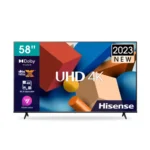 Hisense 58" LED UHD 4K Smart TV with Dolby Vision, DTS-X, AI 4K Upscaler, Vidaa OS, Voice Control, WiFi 58A6K/N/Q