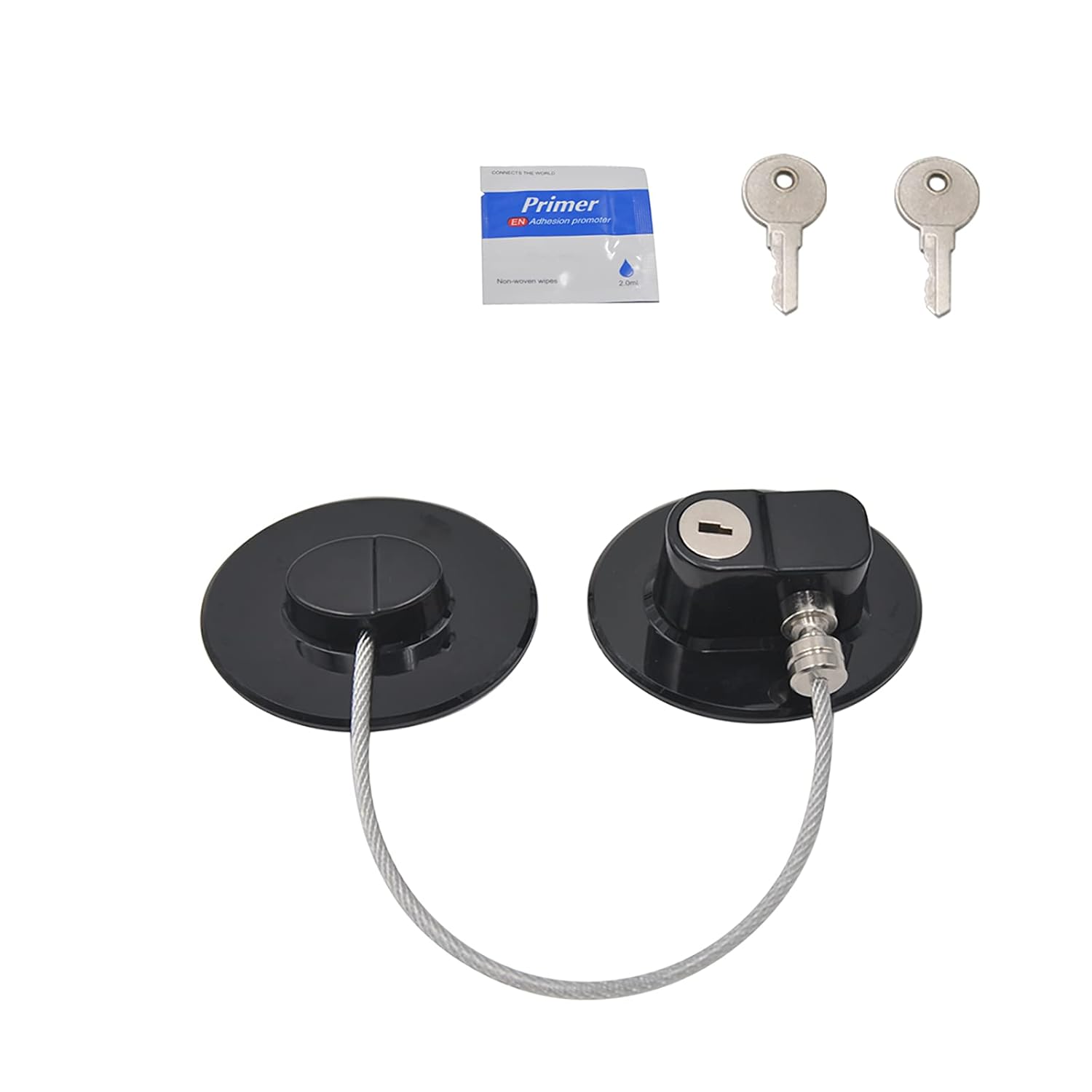 BL-123.jpg BL-123 Key Lock with Cable – Multi-Purpose Child Safety Lock - Image 1