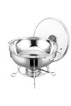DZW-B080 – 8.0L Cover Keeping Chafing Dish with Glass Lid – Commercial Buffetware