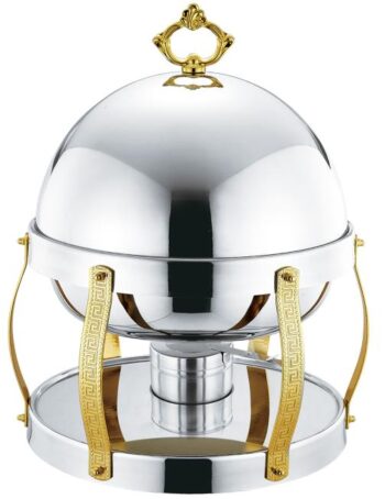DZW-HB060 – 6.0L Luxury Heart Ball Chafing Dish – Elegant Buffetware