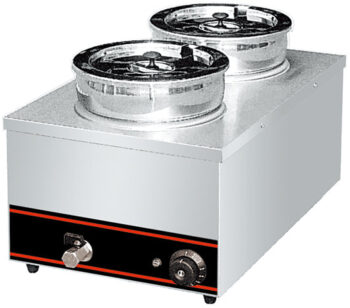 HB-M2 – 2 Pan Tabletop Electric Bain Marie – Commercial