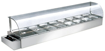 HBM-183 – 8 Pan Electric Bain Marie – Commercial