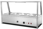 HBM-21-3 – 5 Pan Tabletop Electric Bain Marie – Commercial