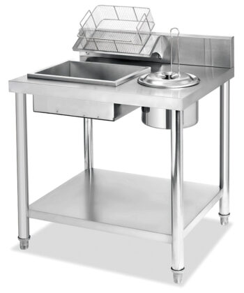 HBT-1000 – Commercial Breading Table – Stainless Steel Workstation