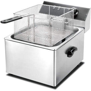 HEF-11L - 1-Tank 1-Basket Electric Fryer 11L - Commercial