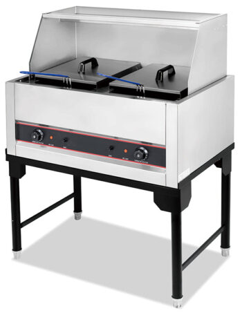 HEF-912 - 2-Tank 2-Basket Electric Fryer 21L+21L - Commercial
