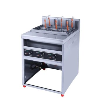 HEN-6HX - 6-Basket Electric Pasta Cooker - 6KW - Commercial