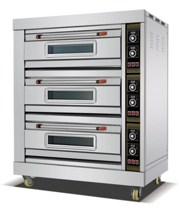 HEO-39 - 3-Deck 9-Tray Electric Oven - Commercial