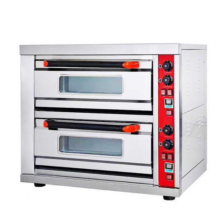 HGB-202D.jpg HGB-202D - 2 Deck 2 Tray Electric Oven - Commercial - Image 1