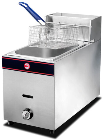 HGF-71 - 1-Tank 1-Basket Gas Fryer 15L - Commercial