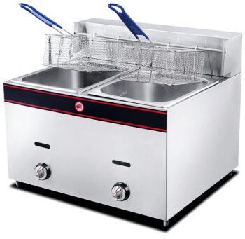 HGF-72 - 2-Tank 2-Basket Gas Fryer - 6L+6L Commercial