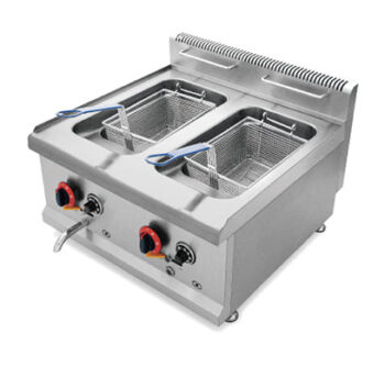 HGF-72A 6L+6L Dual Tank Gas Fryer - Commercial
