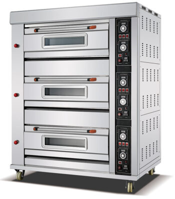 HGO-36 - 3-Deck 6-Tray Gas Oven - Commercial