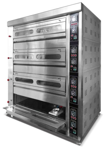 HGO-416 - 4-Deck 16-Tray Gas Oven - Commercial