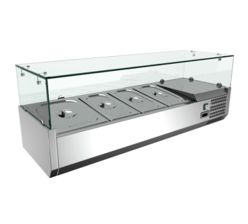 HSL-1350 - Static Cooling Salad Bar - 6x1/4 GN Capacity