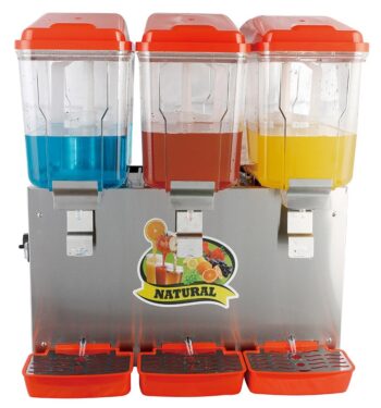 JD-163A Juice Dispenser 48L (3 × 16L Tanks) – Cooling & Stirring – Commercial