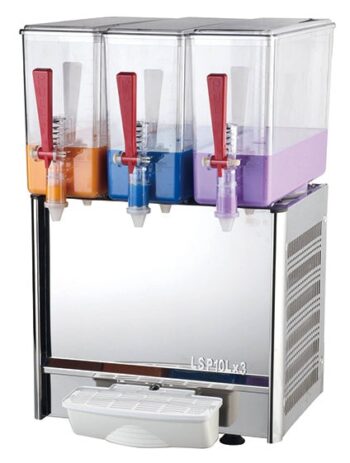 LSP10Lx3 - Triple Tank Stirring Juice Machine & Dispenser - 30L Capacity - Commercial