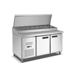 PSG-1500A - 7x1/4 GN Salad Display Counter with Shelf - Commercial