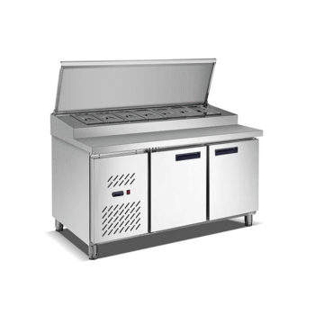PSG-1500A - 7x1/4 GN Salad Display Counter with Shelf - Commercial
