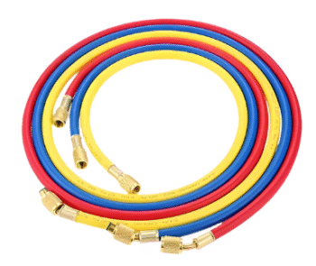 R410A Refrigeration Charging Hoses – 800 PSI – Commercial HVAC Tools