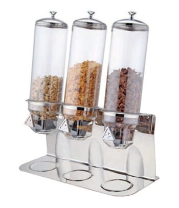 U13-1300 – Triple Cereal Dispenser 4L × 3 – Commercial Breakfast Station