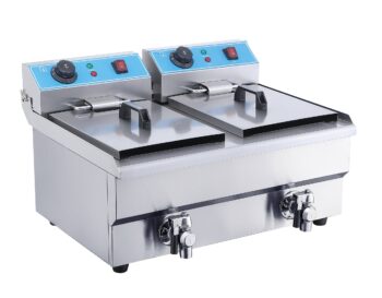 WG-102V – 10L+10L Electric Fryer – Commercial Double Tank