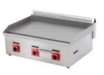 WG-720B – LPG Gas Griddle – 3-Burner Commercial Flat Top