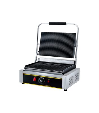 WG-811E – Electric Contact Grill (Full Grooved) – Commercial