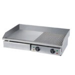 WG-820K YH - Half Grooved Half Flat Electric Griddle - Commercial