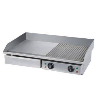 WG-820K YH - Half Grooved Half Flat Electric Griddle - Commercial