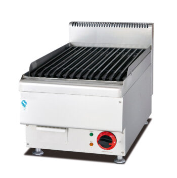 WG-EB-649 – 400mm Electric Lava Rock Grill – Commercial