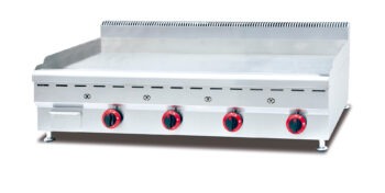WG-G412 – 120CM Gas Griddle Flat Plate – 61,000 BTU Commercial