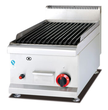 WG-GB-539 – 17,000 BTU – Countertop Gas BBQ Lava Rock Grill – Commercial