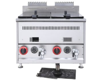 WG-GF182 – 36L Double Tank Gas Fryer (2 Baskets, LPG)