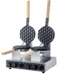 WG-HF-QQ22 – Dual 18×21.5cm Egg – Waffle Baker – Commercial