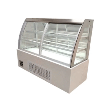 WG-XOS 180 - 1800mm Cake Showcase with Cambered & Front Doors - Commercial