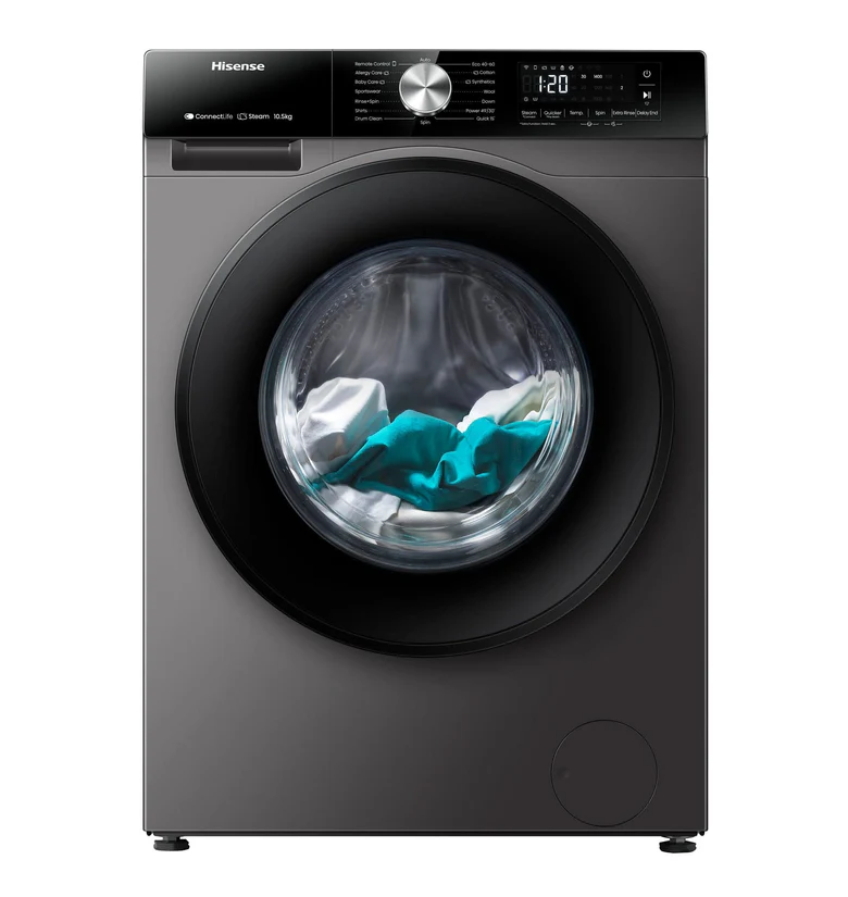 Hisense 10.5 KG Front Load Smart Automatic Washing Machine (Model No: WF3S1043BT) Hisense 10.5 KG Front Load Smart Automatic Washing Machine (Model No: WF3S1043BT) - Image 1