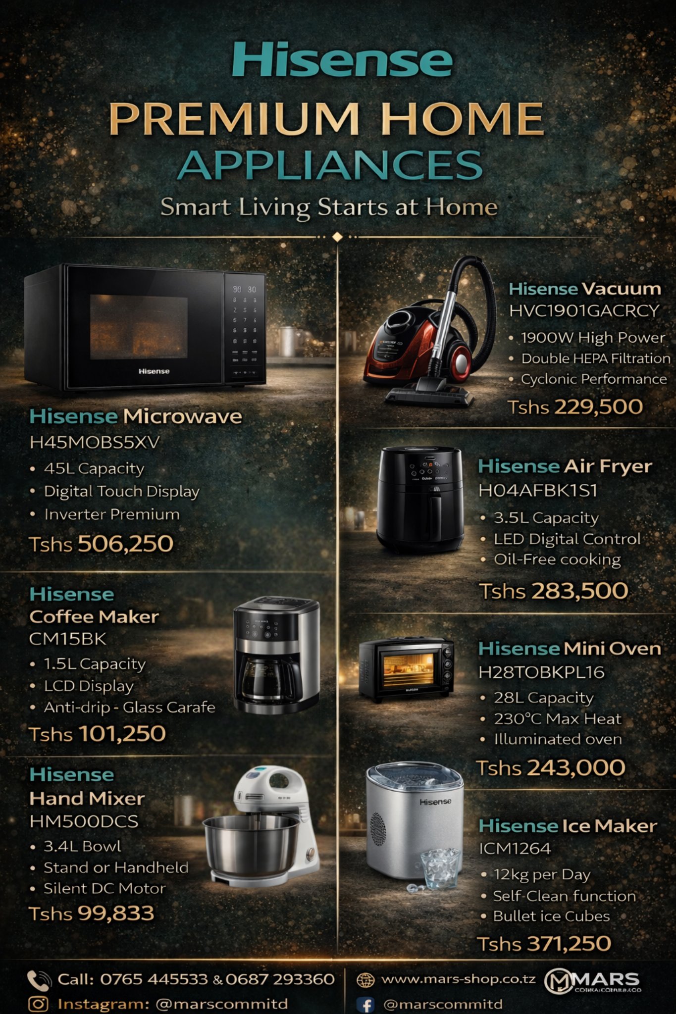 Televisheni za LG: Teknolojia ya Kisasa na Picha Angavu 1 Modern home upgrade featuring energy-efficient Hisense, Samsung and LG appliances including smart TVs, refrigerators, washing machines, air conditioners, kitchen appliances and home electronics for modern homes in Tanzania.