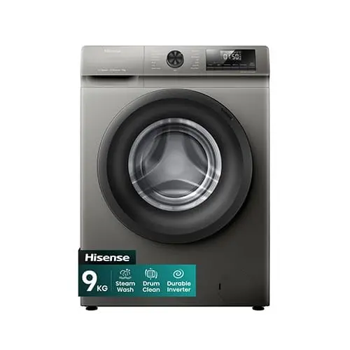 Hisense 9kg Fully Automatic Front Load Washing Machine (Model No: WFQP9012VMT) Hisense 9kg Fully Automatic Front Load Washing Machine (Model No: WFQP9012VMT) - Image 1