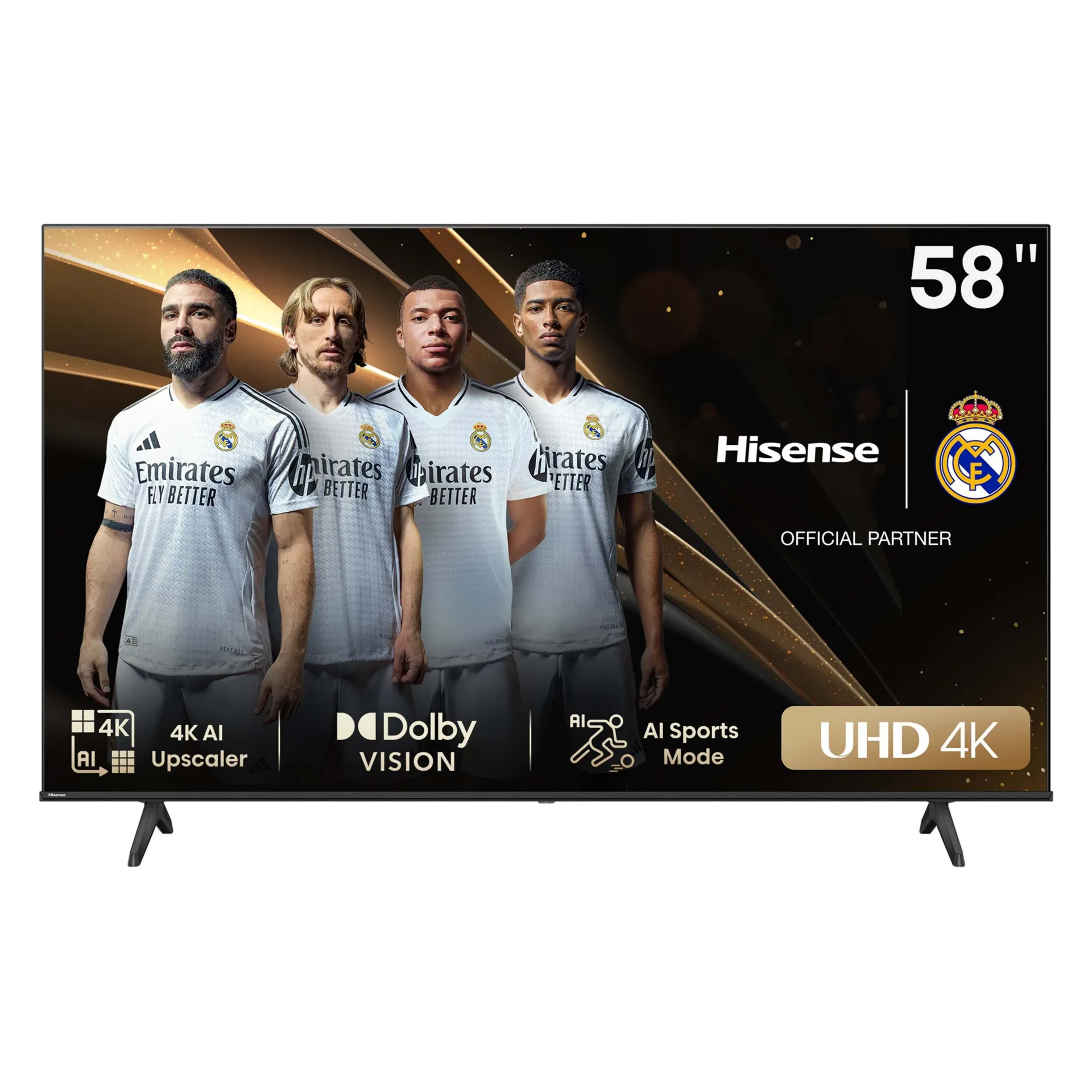 Hisense 58″ UHD Smart 4K LED TV (Model No: 58A6Q) Hisense 58″ UHD Smart 4K LED TV (Model No: 58A6Q) - Image 1